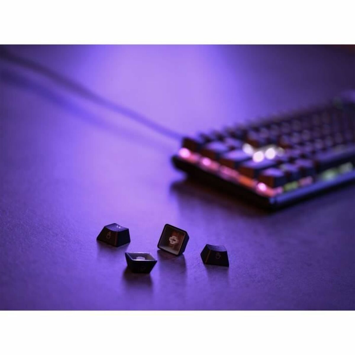 Klaviatuur Corsair K65 PRO MINI Must Prantsuse AZERTY